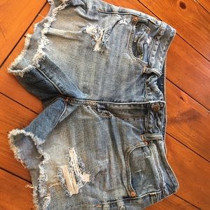 American Eagle Distressed Shorts